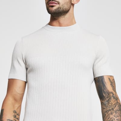 muscle fit shirts river island