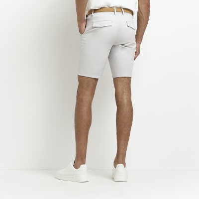 River island store mens chino shorts