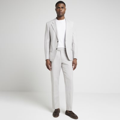 Men Casual Dress Button Vest Linen Blend Slim Sleeveless British Style  Waistcoat