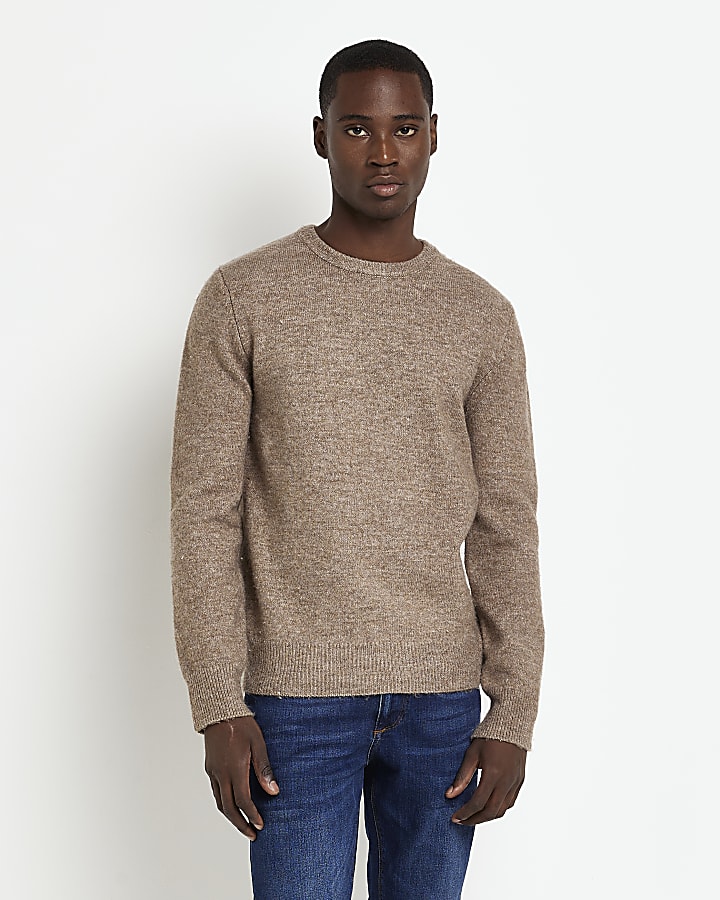 Stone Slim fit Soft Touch Knitted jumper