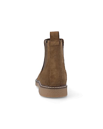 360 degree animation of product Stone suede Chelsea boots frame-9