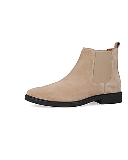 360 degree animation of product Stone suede chelsea boots frame-2