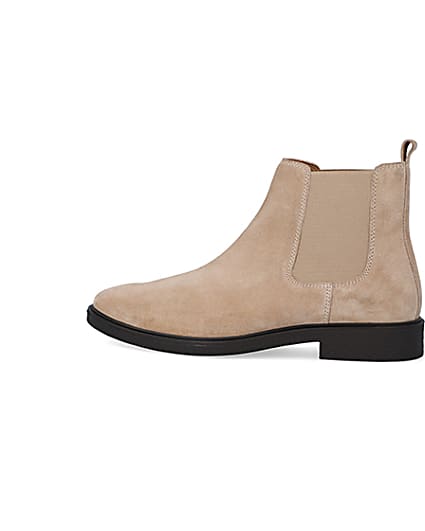 360 degree animation of product Stone suede chelsea boots frame-4