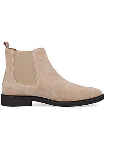 360 degree animation of product Stone suede chelsea boots frame-15