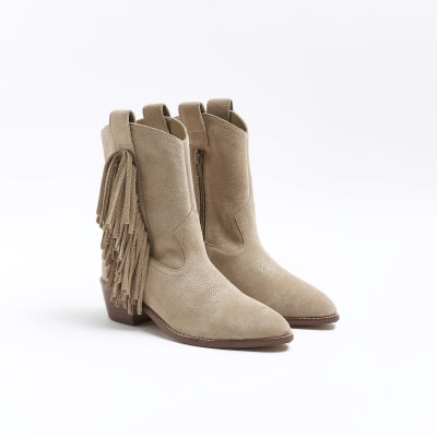 Tan boots hot sale river island