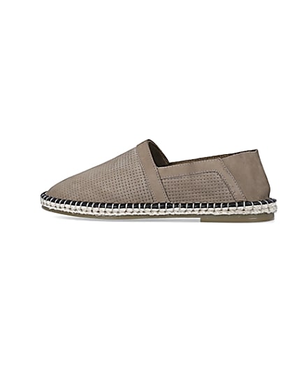 360 degree animation of product Stone Suede Woven Espadrille frame-4