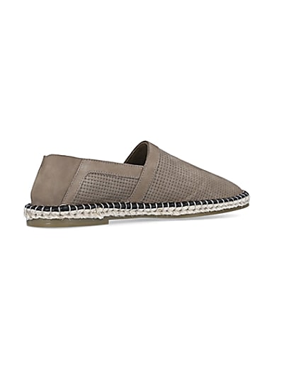 360 degree animation of product Stone Suede Woven Espadrille frame-13
