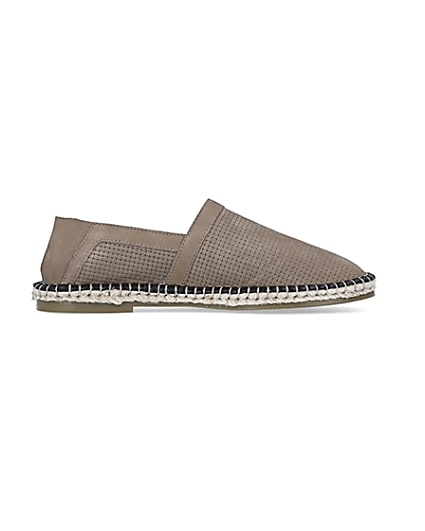 360 degree animation of product Stone Suede Woven Espadrille frame-15