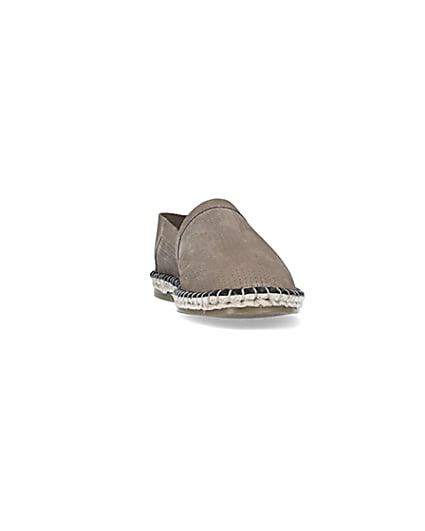 360 degree animation of product Stone Suede Woven Espadrille frame-20
