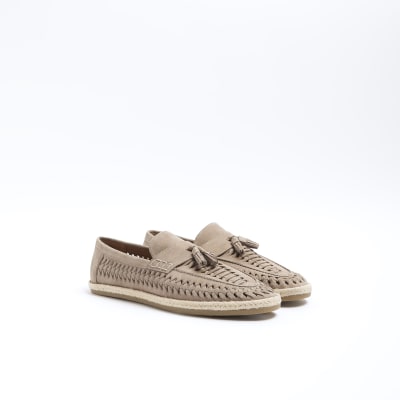 River island fashion woven loafers