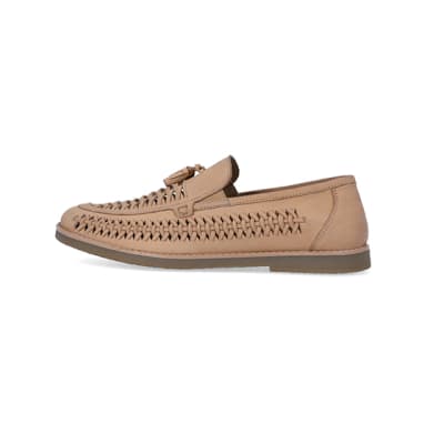 Woven best sale moccasins mens