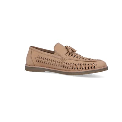 River island sale woven loafers