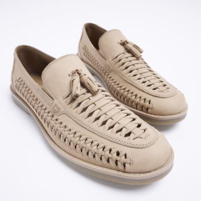 River island hot sale woven loafers