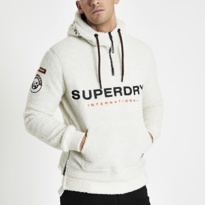 borg half zip sweatshirt