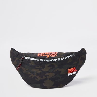 Superdry camo print cross body bag