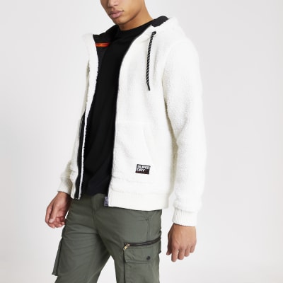 superdry borg hoodie