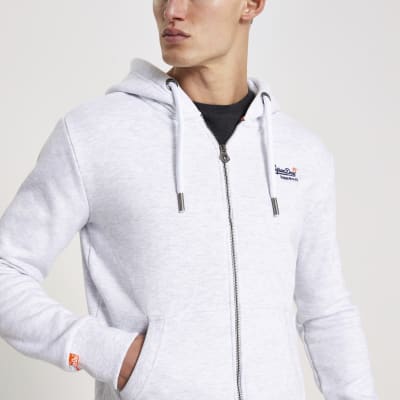 superdry zip through hoodie