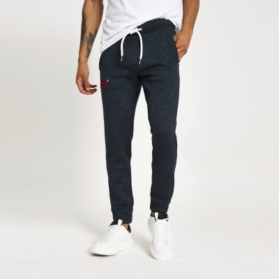 superdry navy joggers