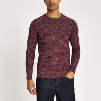 knitted crew neck jumper