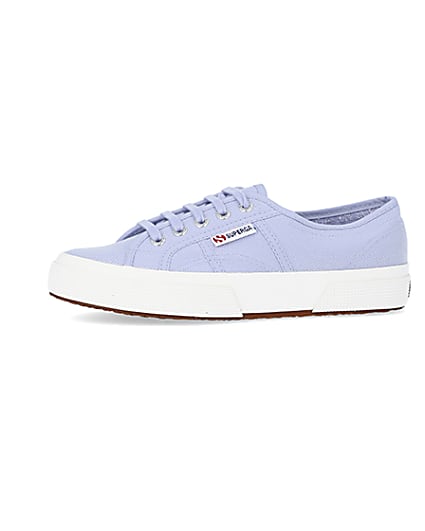 360 degree animation of product Superga blue cotu classic trainers frame-2