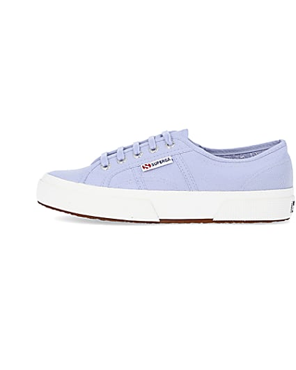 360 degree animation of product Superga blue cotu classic trainers frame-3