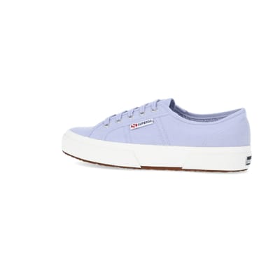 360 degree animation of product Superga blue cotu classic trainers frame-4