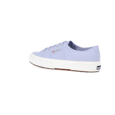 360 degree animation of product Superga blue cotu classic trainers frame-5