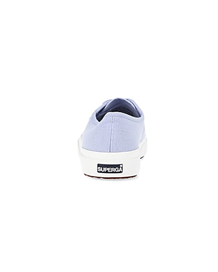360 degree animation of product Superga blue cotu classic trainers frame-9