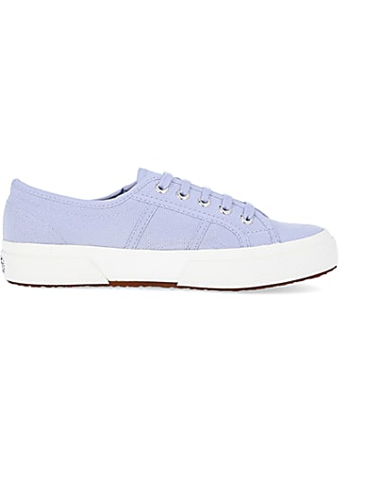 360 degree animation of product Superga blue cotu classic trainers frame-15