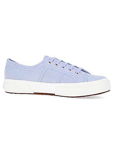 360 degree animation of product Superga blue cotu classic trainers frame-16