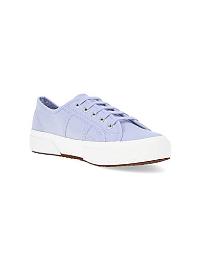 360 degree animation of product Superga blue cotu classic trainers frame-18