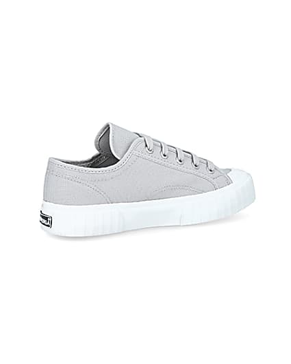 360 degree animation of product Superga grey canvas trainers frame-13