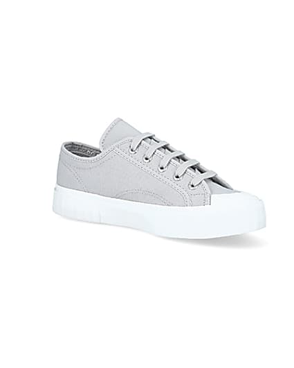 360 degree animation of product Superga grey canvas trainers frame-17