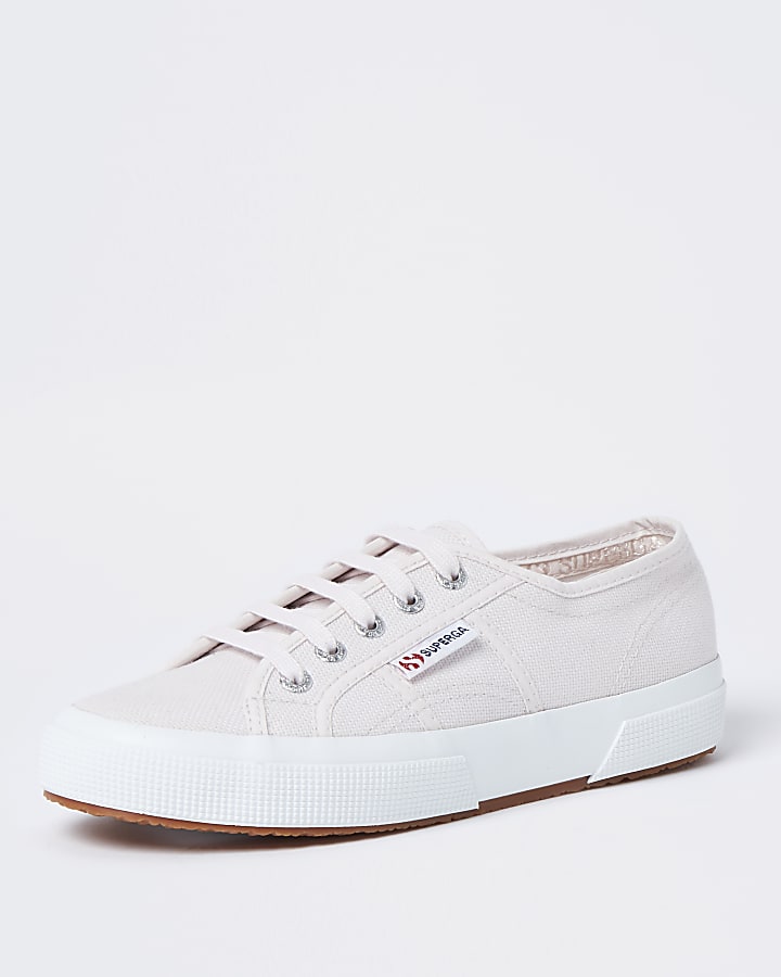 Superga pink classic canvas trainers