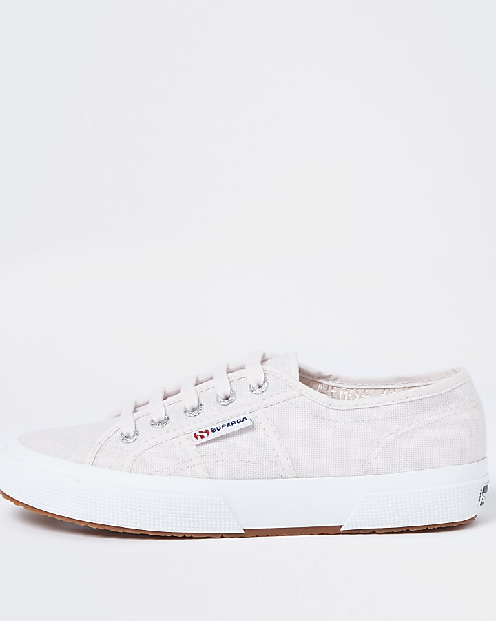 Superga pink classic canvas trainers