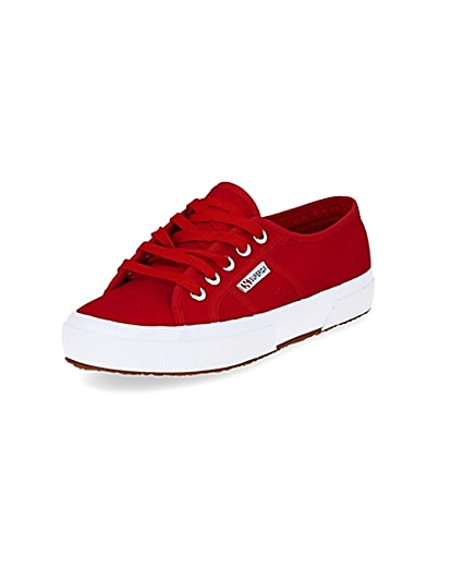 360 degree animation of product Superga red classic runner frame-0