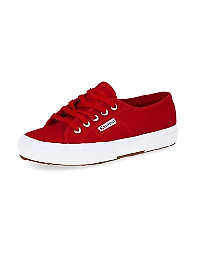 360 degree animation of product Superga red classic runner frame-1