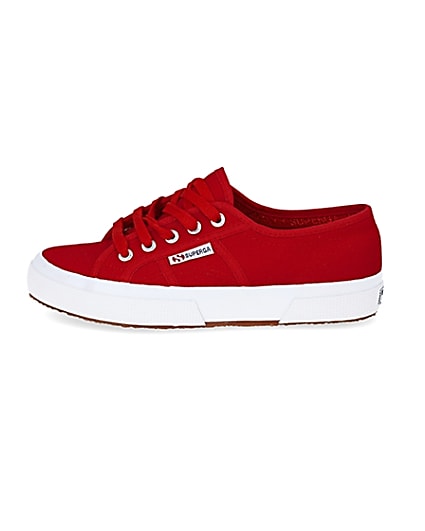 360 degree animation of product Superga red classic runner frame-3