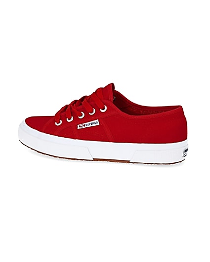 360 degree animation of product Superga red classic runner frame-4