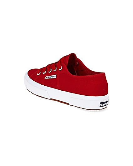 360 degree animation of product Superga red classic runner frame-6