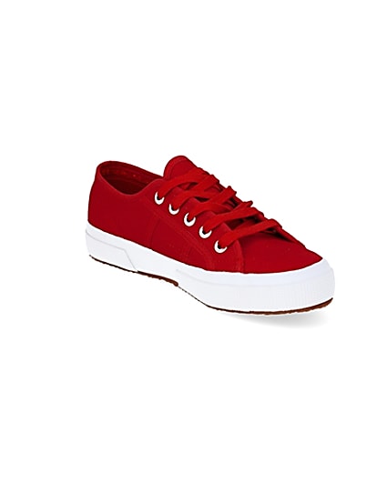 360 degree animation of product Superga red classic runner frame-18