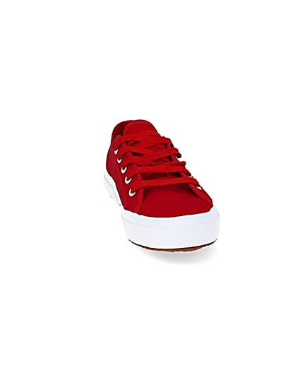 360 degree animation of product Superga red classic runner frame-20