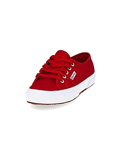 360 degree animation of product Superga red classic runner frame-23