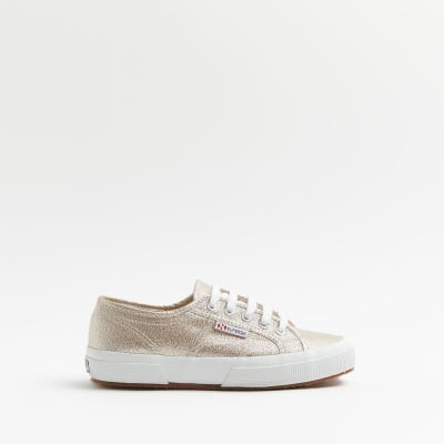 superga rose gold trainers