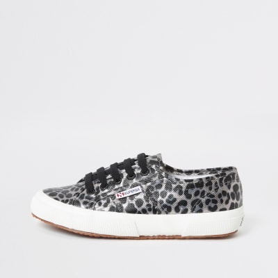 superga silver trainers uk