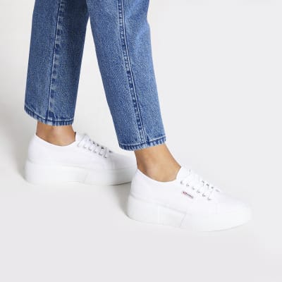 superga platform trainers