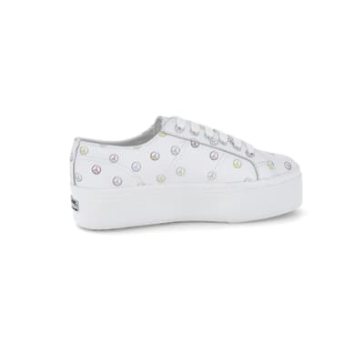 river island platform trainers