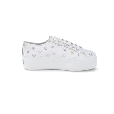 river island platform trainers