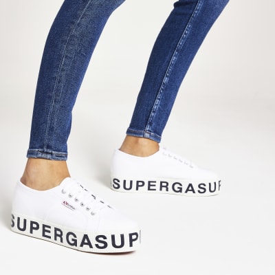 superga platform scritta