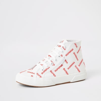 superga high top trainers